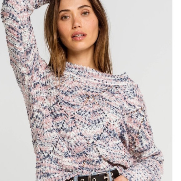 Full Circle Trends Open Stitch Sweater - Picture 1 of 4